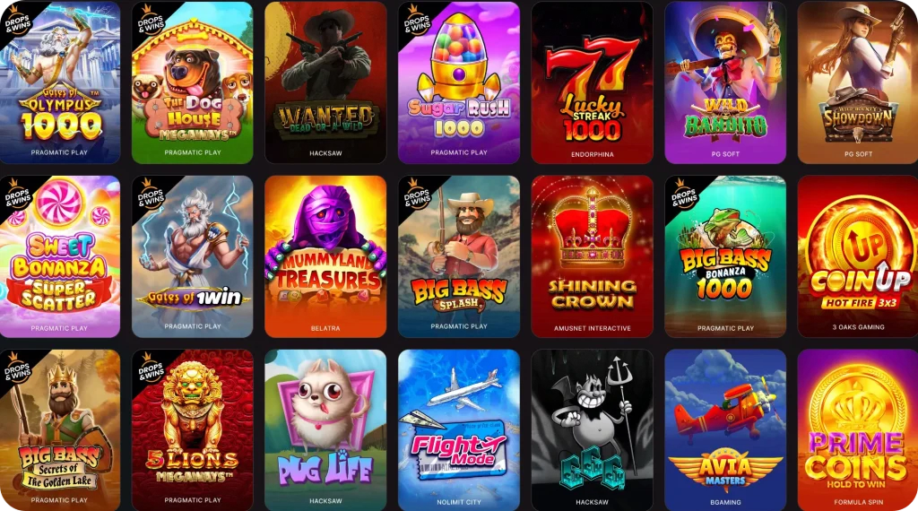 1win-slots-collection-drops-wins-popular-games